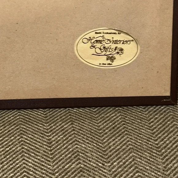 VINTAGE home interiors & Gifts Homco Wall Picture Love is patient and kind - Picture 7 of 7